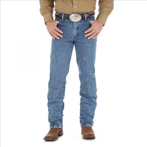 47MWZDS Wrangler Men's Premium Performance Cowboy Cut Regular Fit Jean Dark Stone