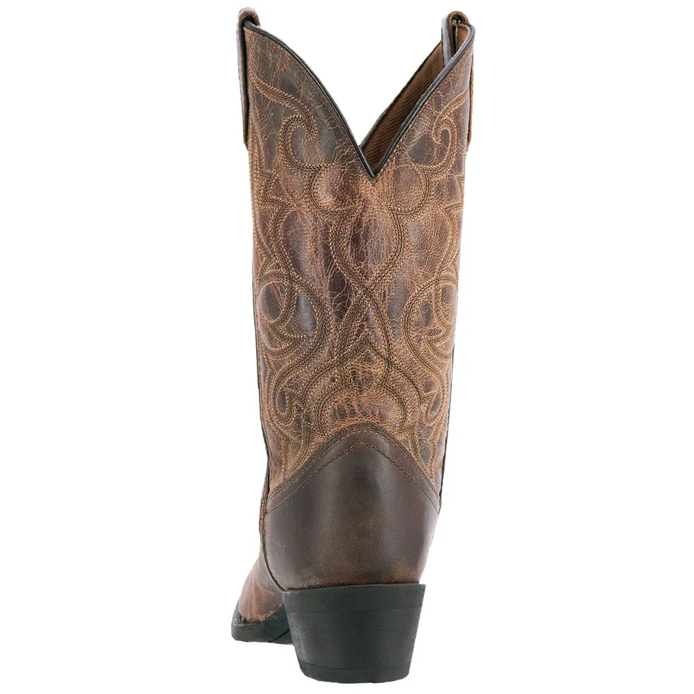 51112 Laredo Women's Maddie Tan Leather Western Cowboy Boot