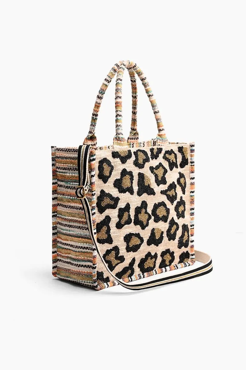 AB23-729 Luxe Leopard Day Tote