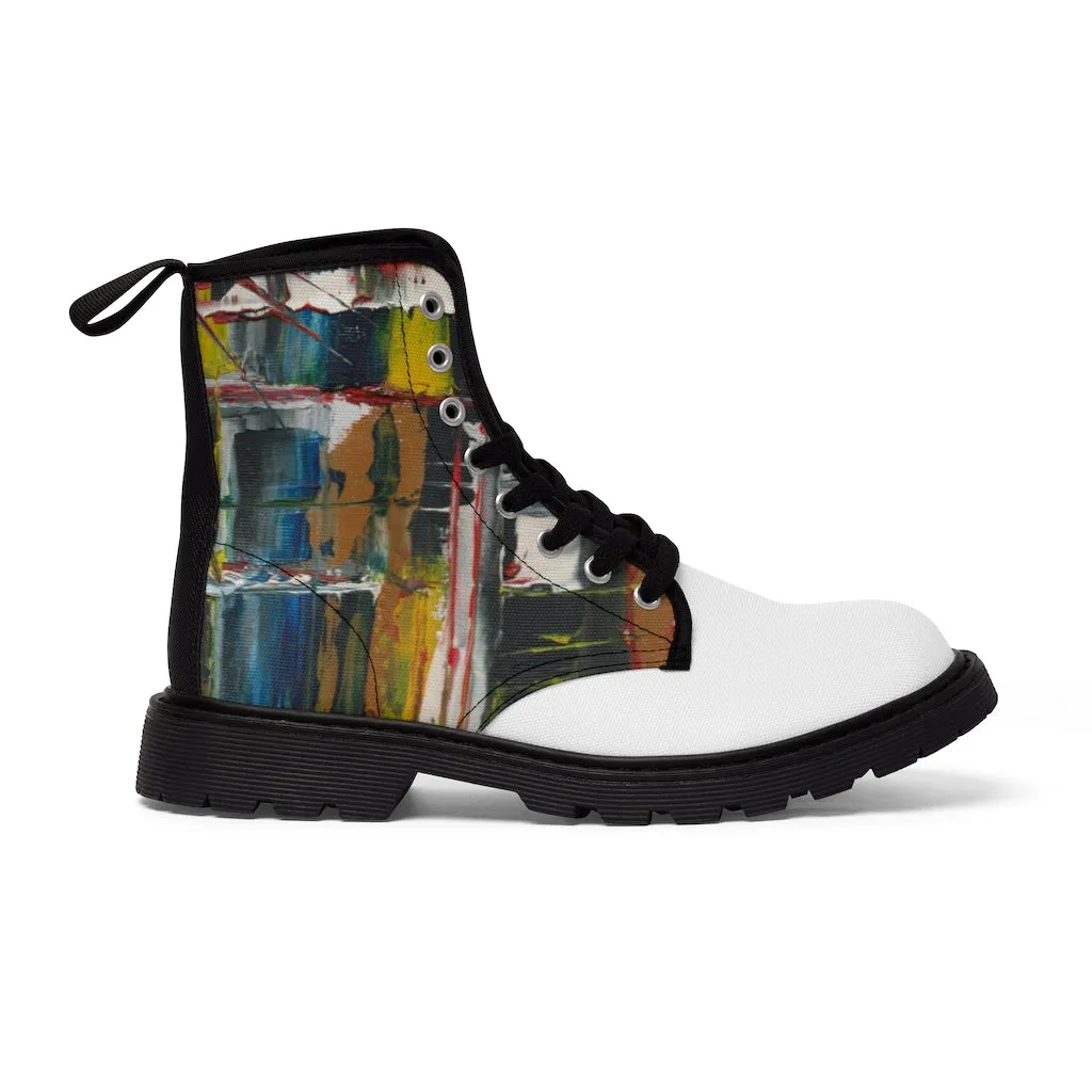 Abstract Definity Men's Canvas Boots