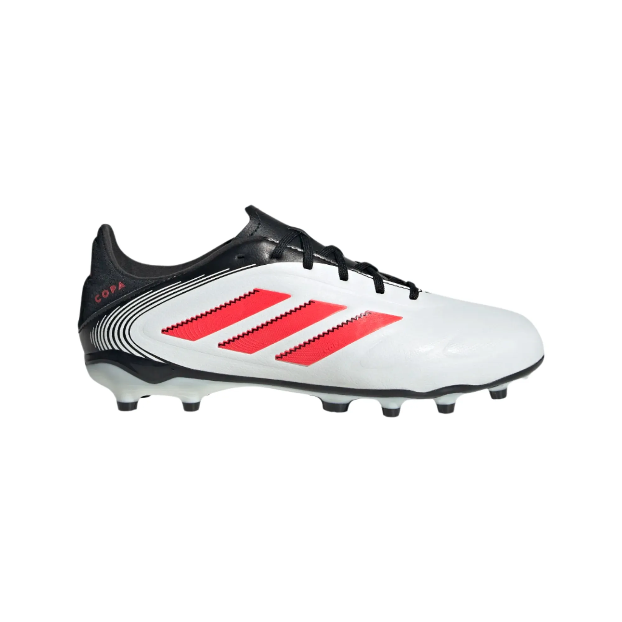 Adidas Jr Copa Pure III League FG/MG-White/Lucid Red/Black