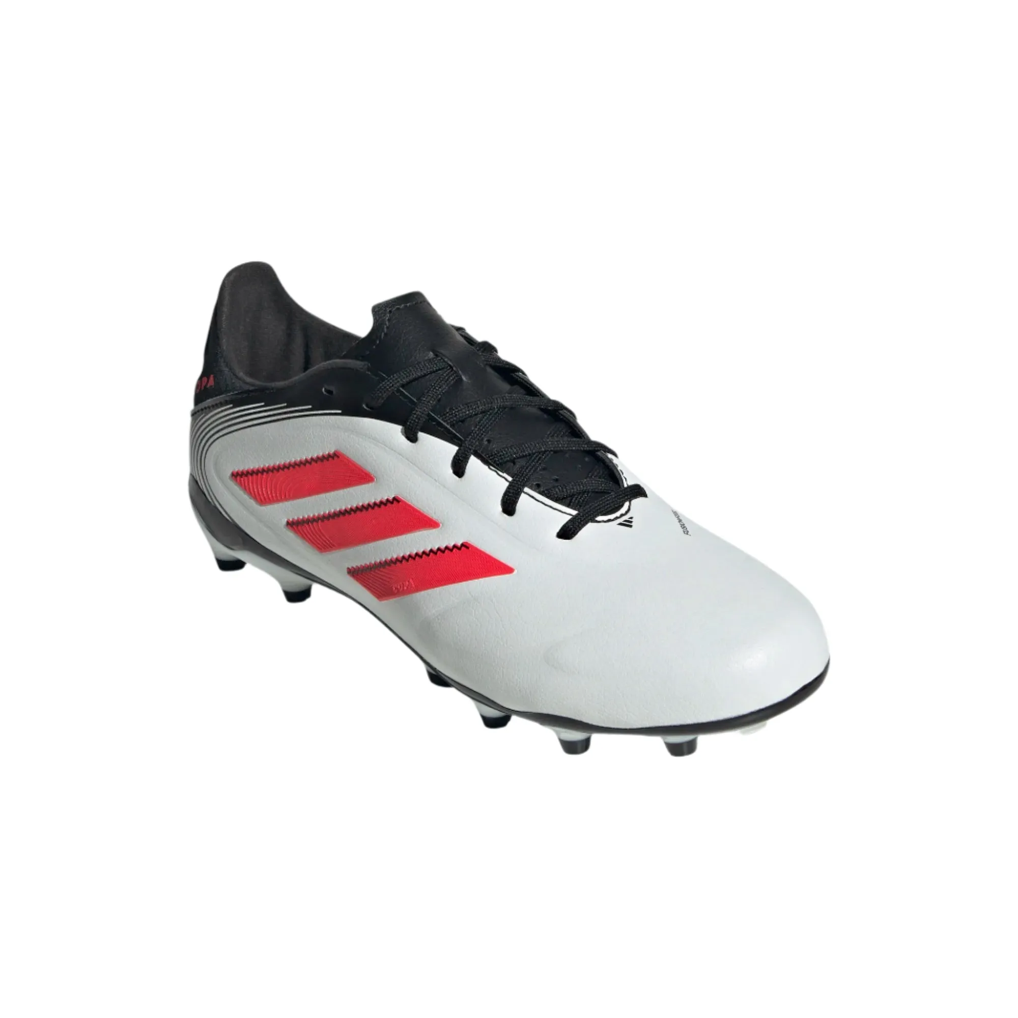 Adidas Jr Copa Pure III League FG/MG-White/Lucid Red/Black