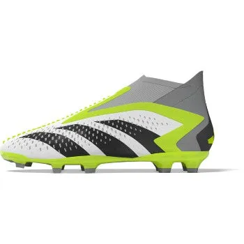 adidas Junior Predator Accuracy  FG - White/Black/Lucid Lemon