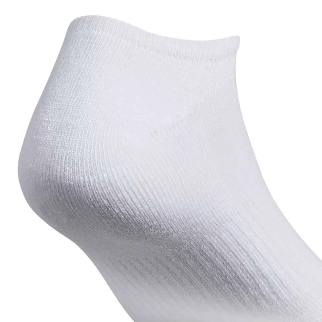 Adidas - Men's Athletic Cushioned No - Show Socks (6 Pack) - White / Black