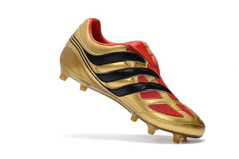 Adidas Predator Accelerator  FG Cleats Gold/Red/Black