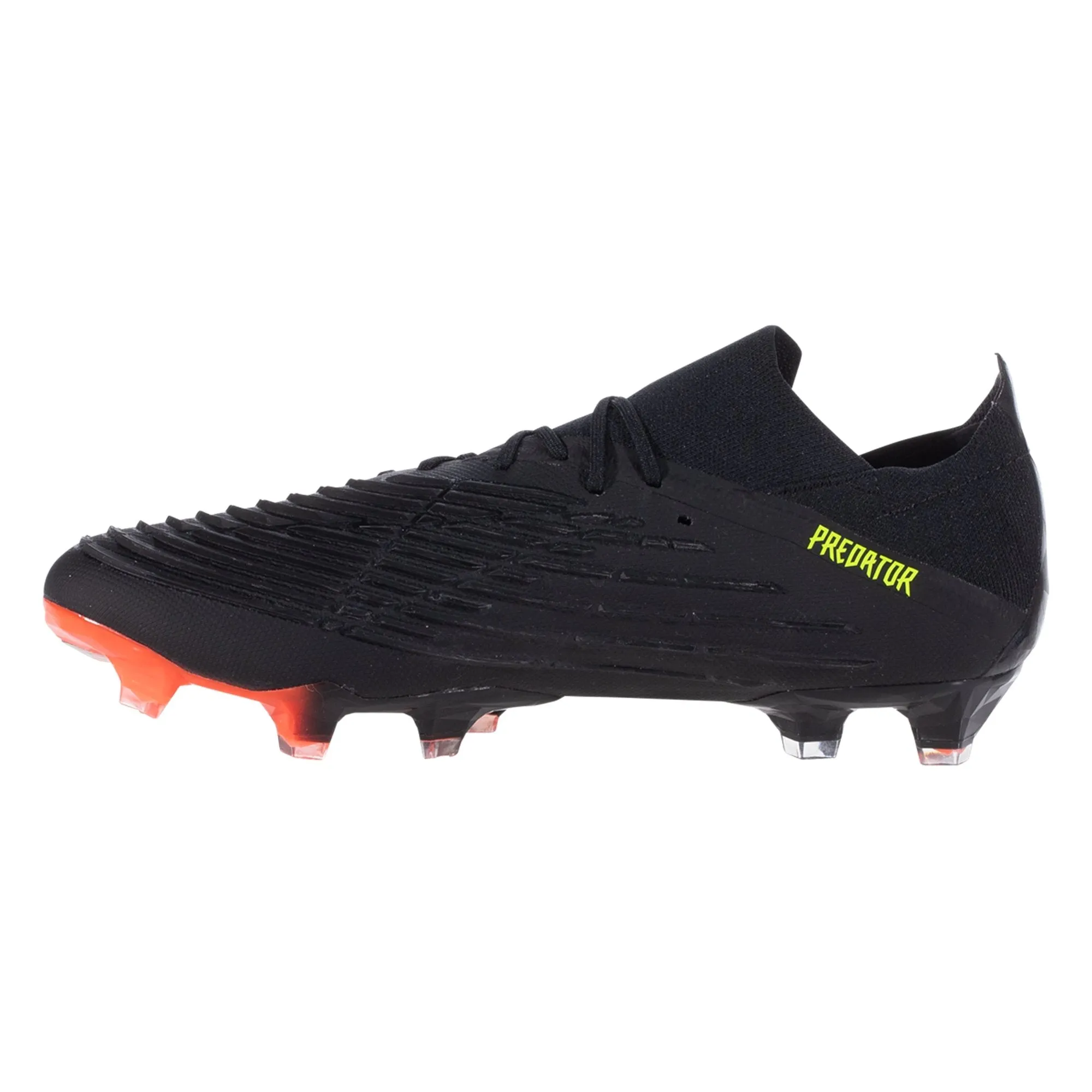 adidas Predator Edge.1 Low Cut FG Firm Ground Soccer Cleat - Core Black/Team Solar Yellow/Solar Red