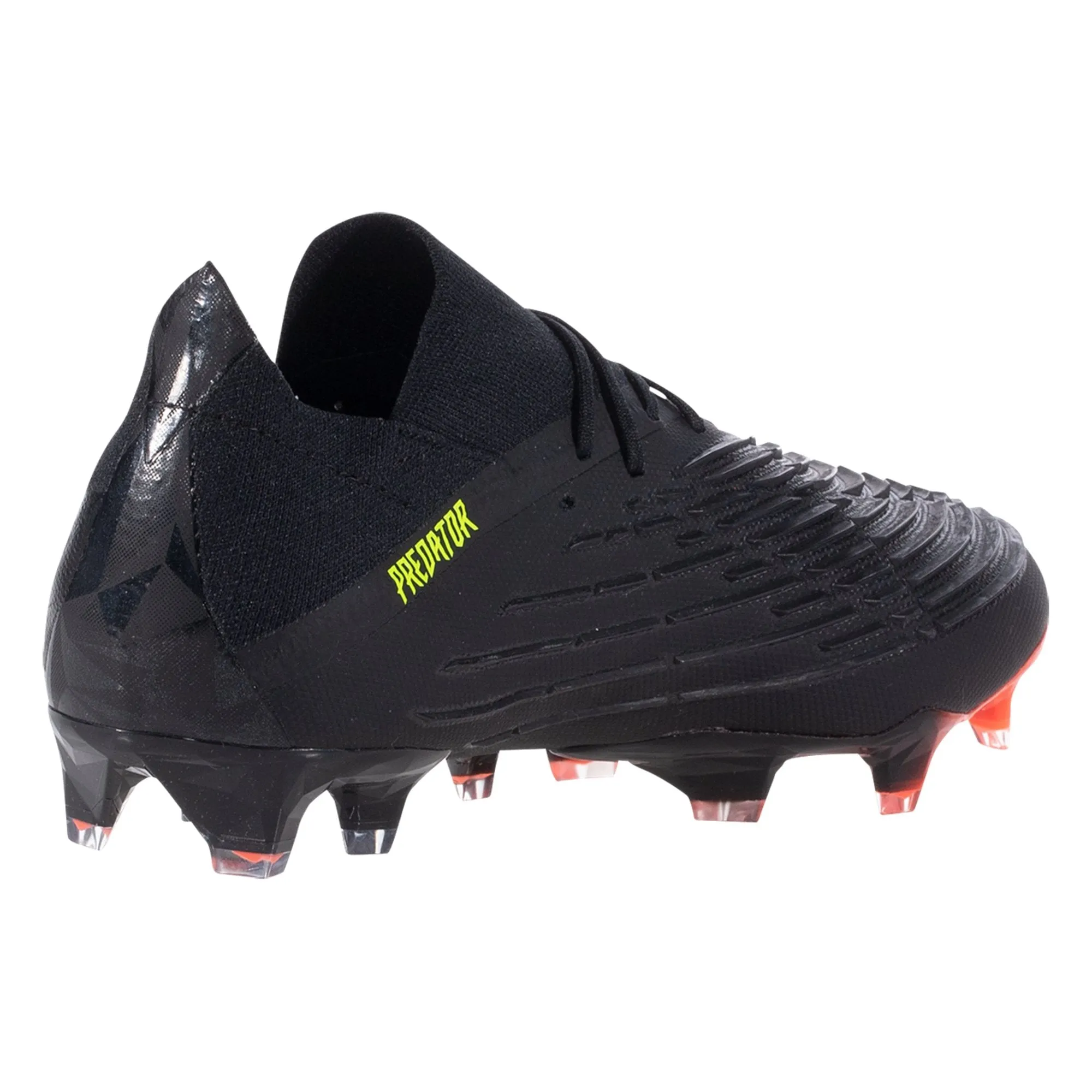 adidas Predator Edge.1 Low Cut FG Firm Ground Soccer Cleat - Core Black/Team Solar Yellow/Solar Red