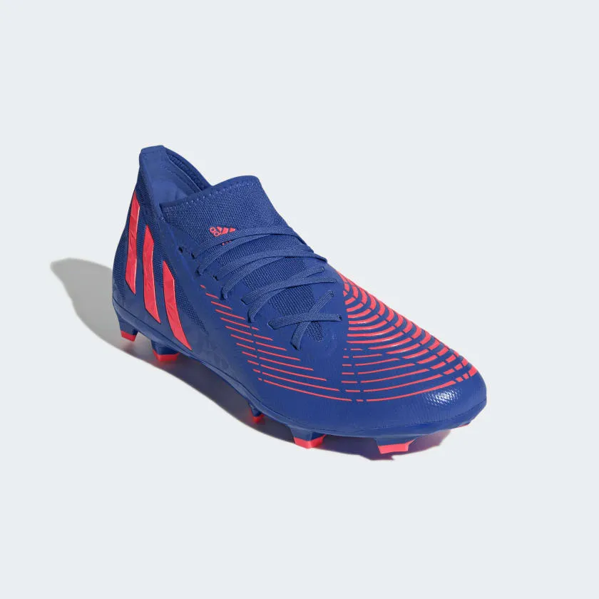 adidas Predator EDGE.3 FG Cleats GW2276 BLUE/RED