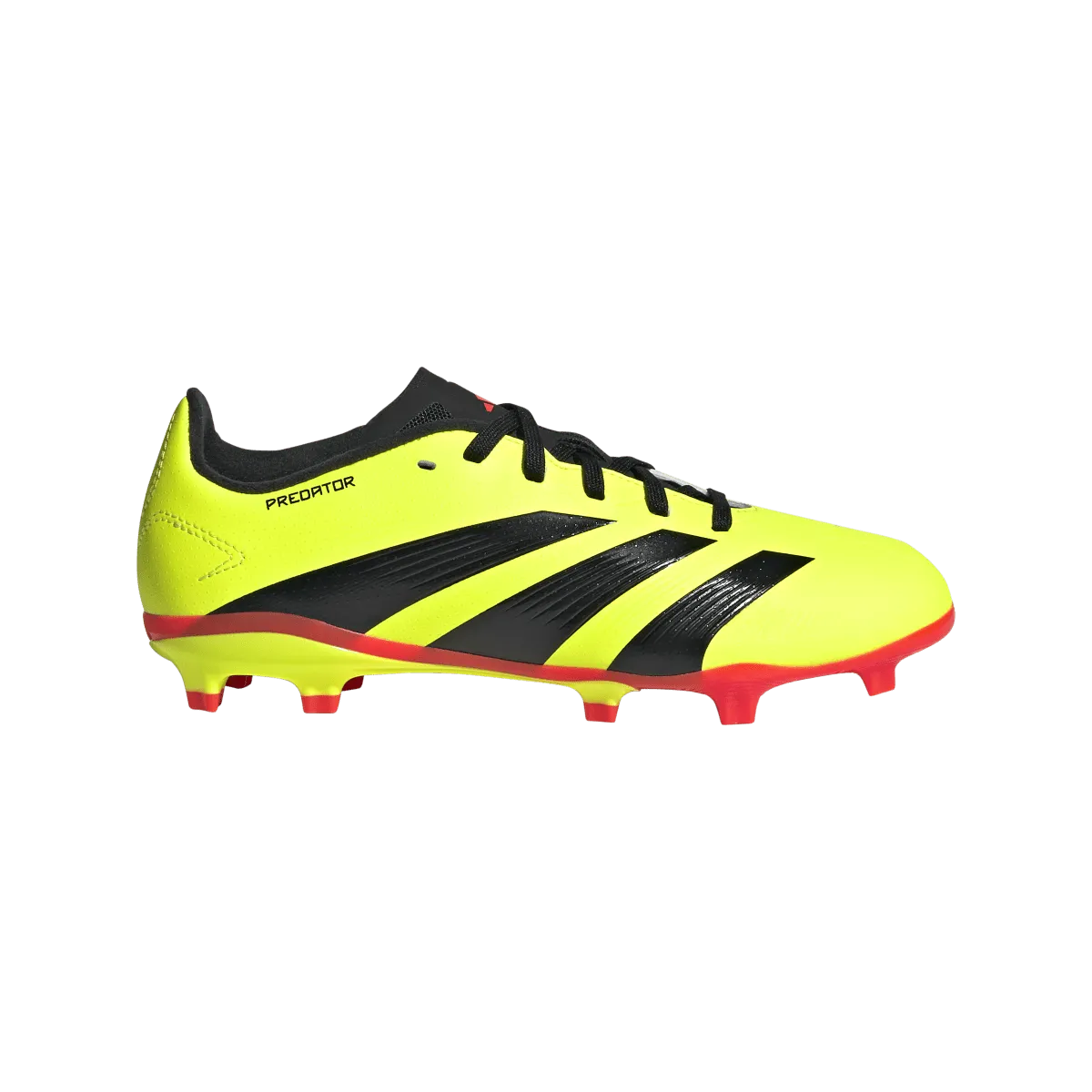 Adidas Predator League FG Youth Soccer Cleat IG7747 Yellow / Black / Red