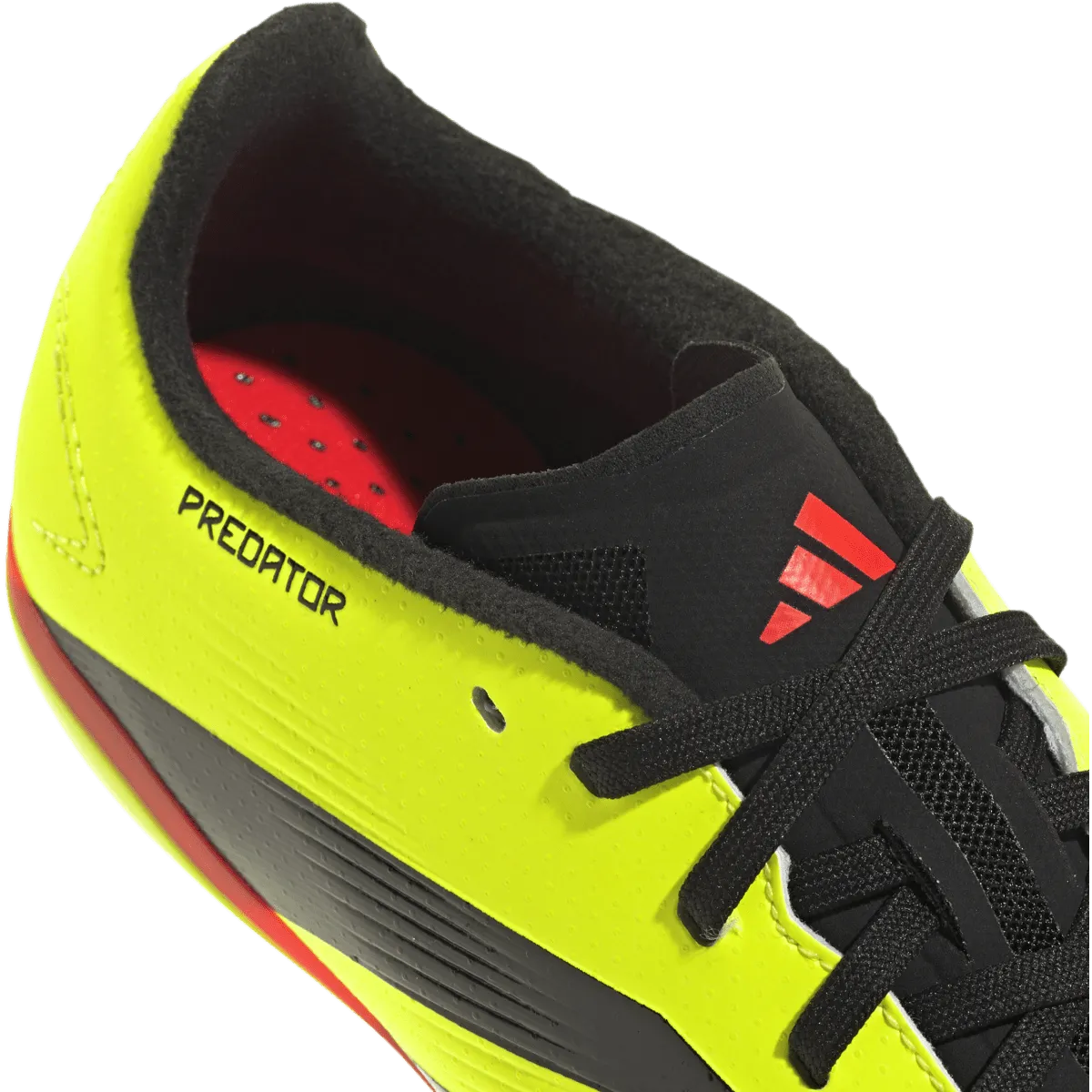 Adidas Predator League FG Youth Soccer Cleat IG7747 Yellow / Black / Red