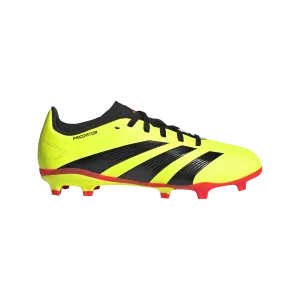 Adidas Predator League FG Youth Soccer Cleat IG7747 Yellow / Black / Red