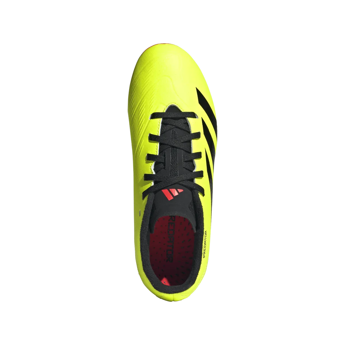 Adidas Predator League FG Youth Soccer Cleat IG7747 Yellow / Black / Red