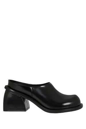 Alky Heeled Clogs - Black