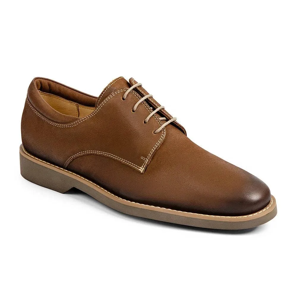 Anatomic Delta Mens Cognac Brown Leather Lace Up Shoes