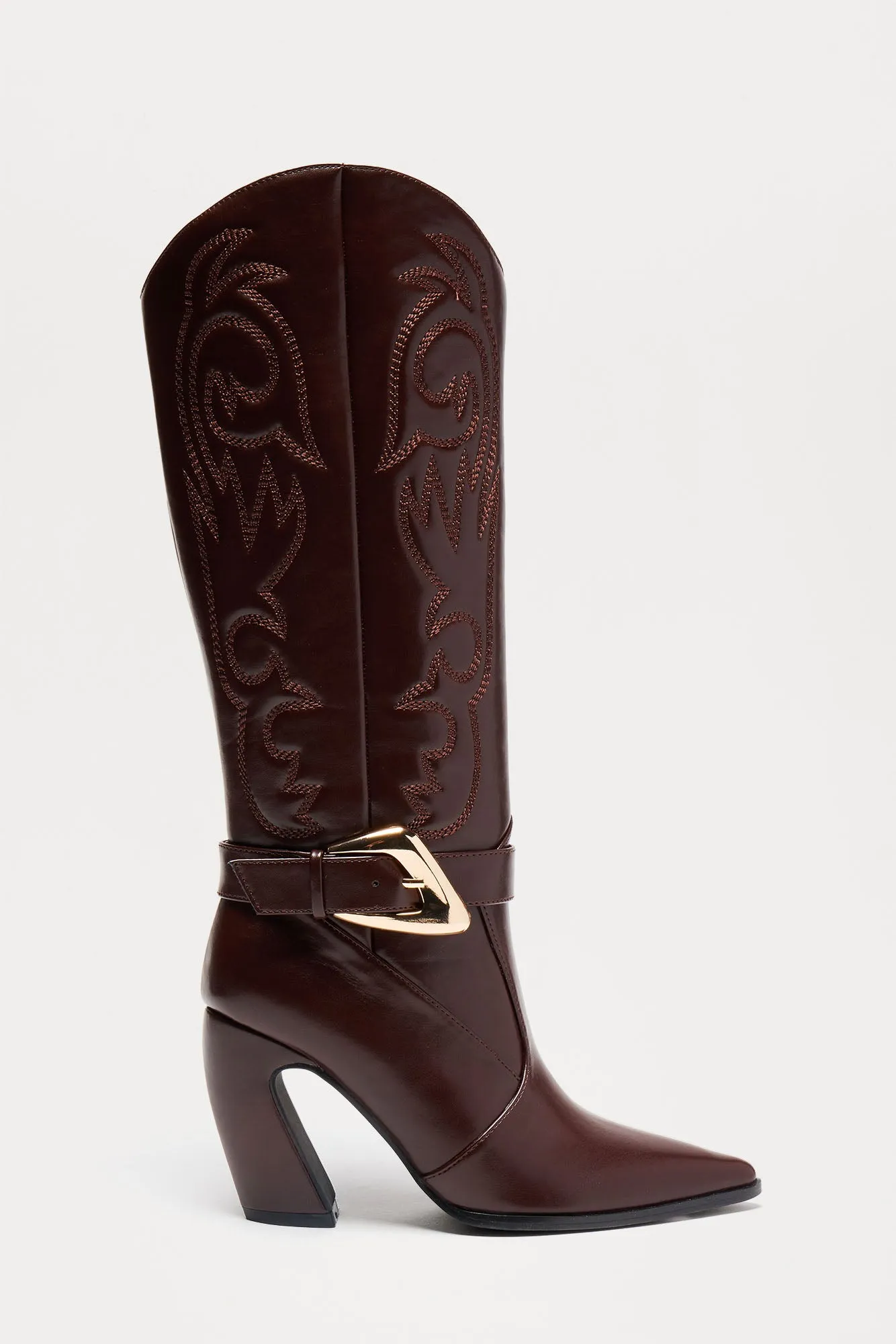 Andy Cowboy Boots - Brown