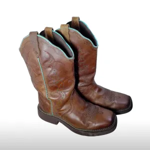 Ariat-Justin-Sancho classical cowboy vintage boots 30 pices