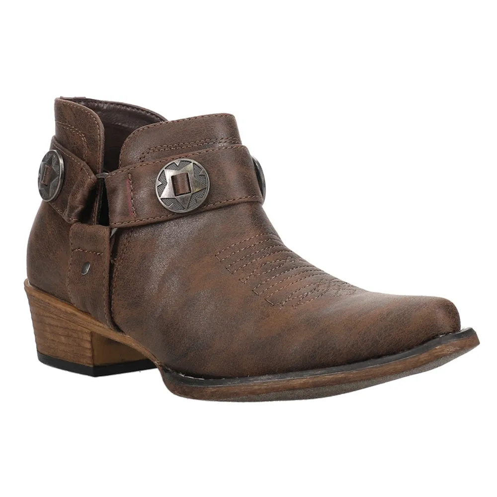 Ava Harness Snip Toe Cowboy Booties