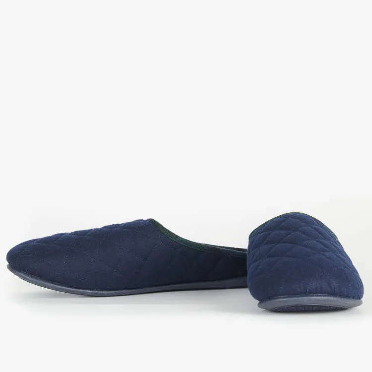 Barbour Swinburne Mule Slippers - Navy