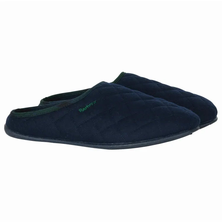 Barbour Swinburne Mule Slippers - Navy