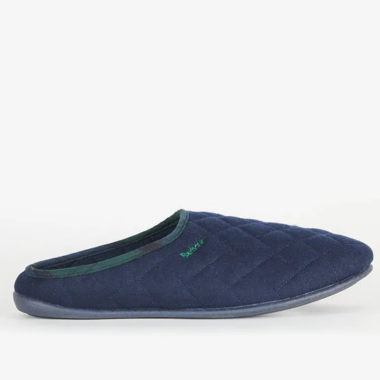 Barbour Swinburne Mule Slippers - Navy