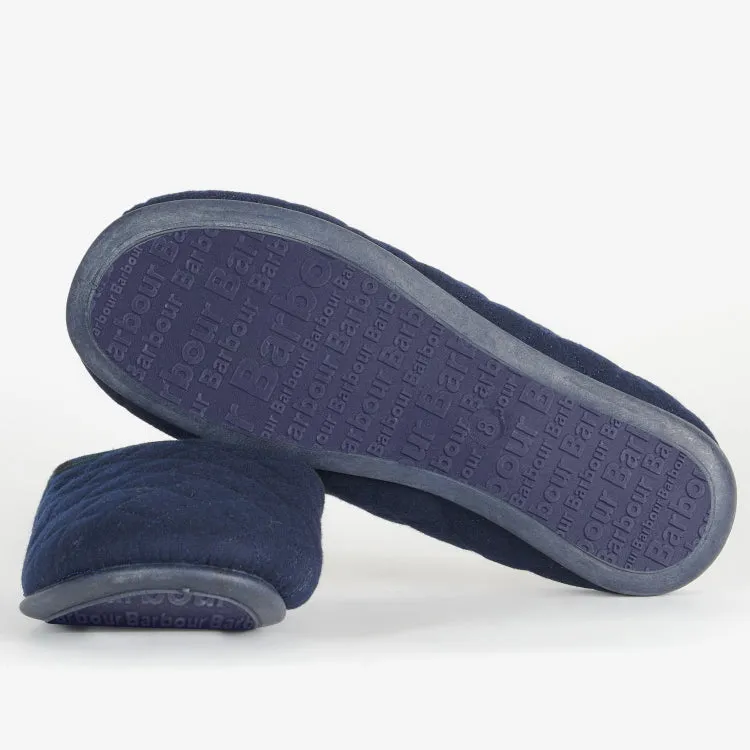 Barbour Swinburne Mule Slippers - Navy