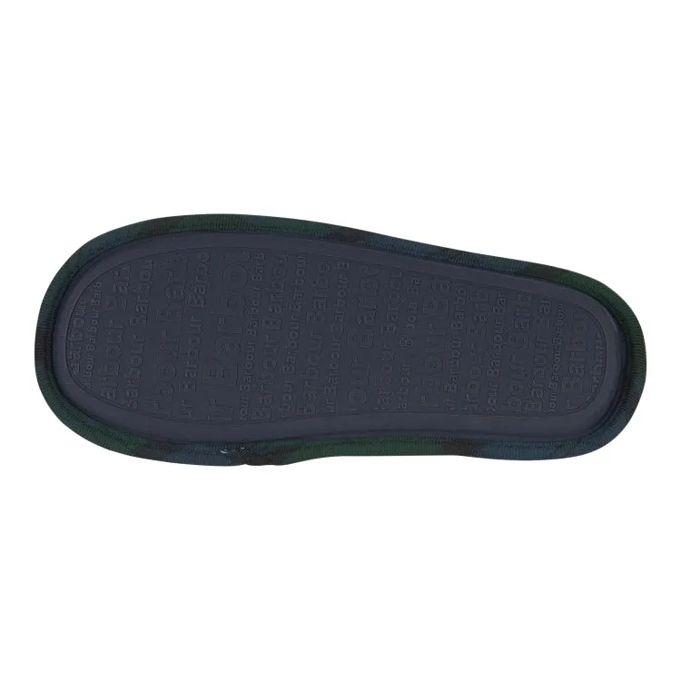 Barbour Swinburne Mule Slippers - Navy