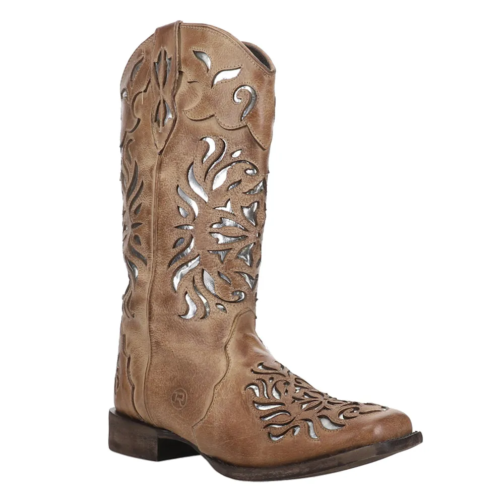 Belle II Square Toe Cowboy Boots