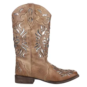 Belle II Square Toe Cowboy Boots