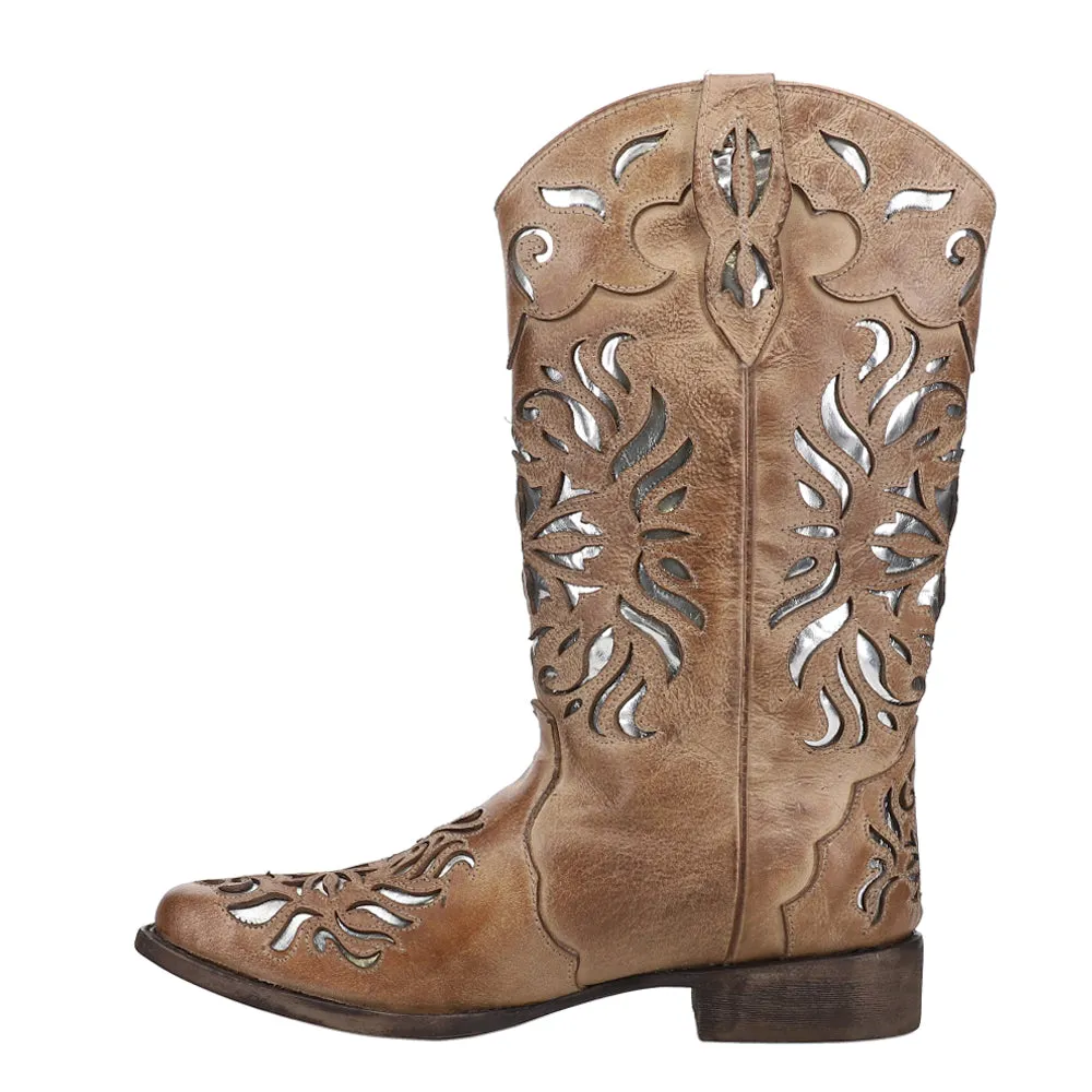 Belle II Square Toe Cowboy Boots