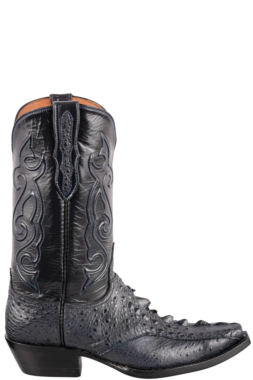 Black Jack Exclusive Snapping Turtle Cowboy Boots - Navy