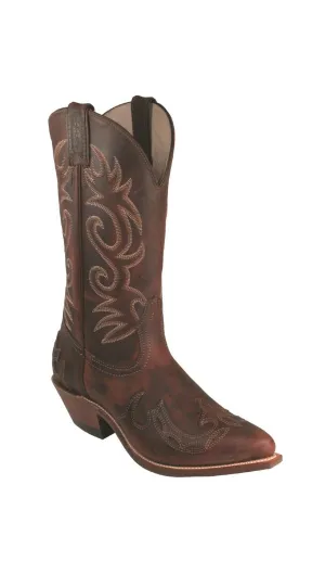 Boot Women's SO (6007) - 12" Cowboy Toe Boot with Cutouts in Laid Back Copper