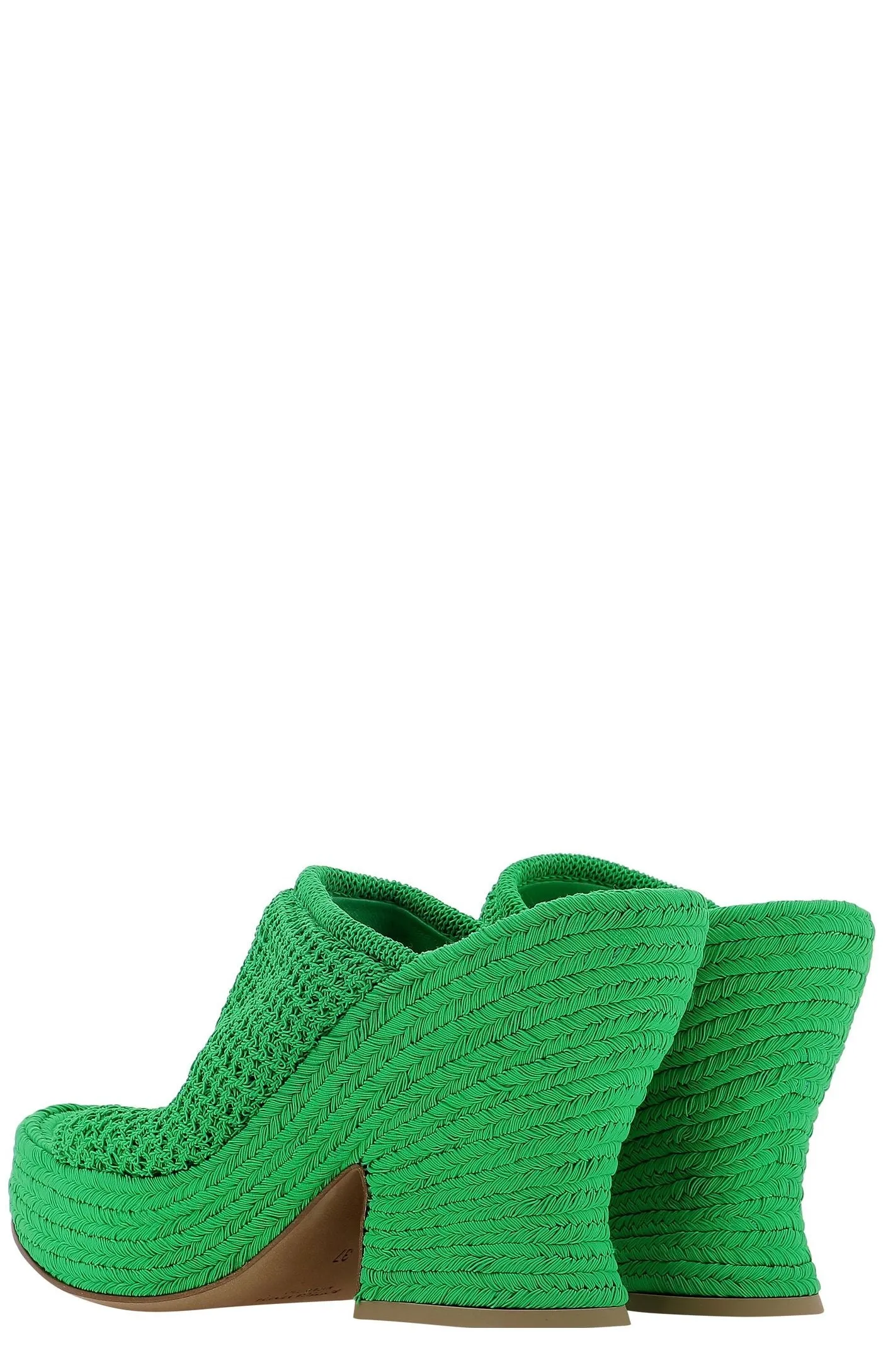 Bottega Veneta Mule Wedge Sandals