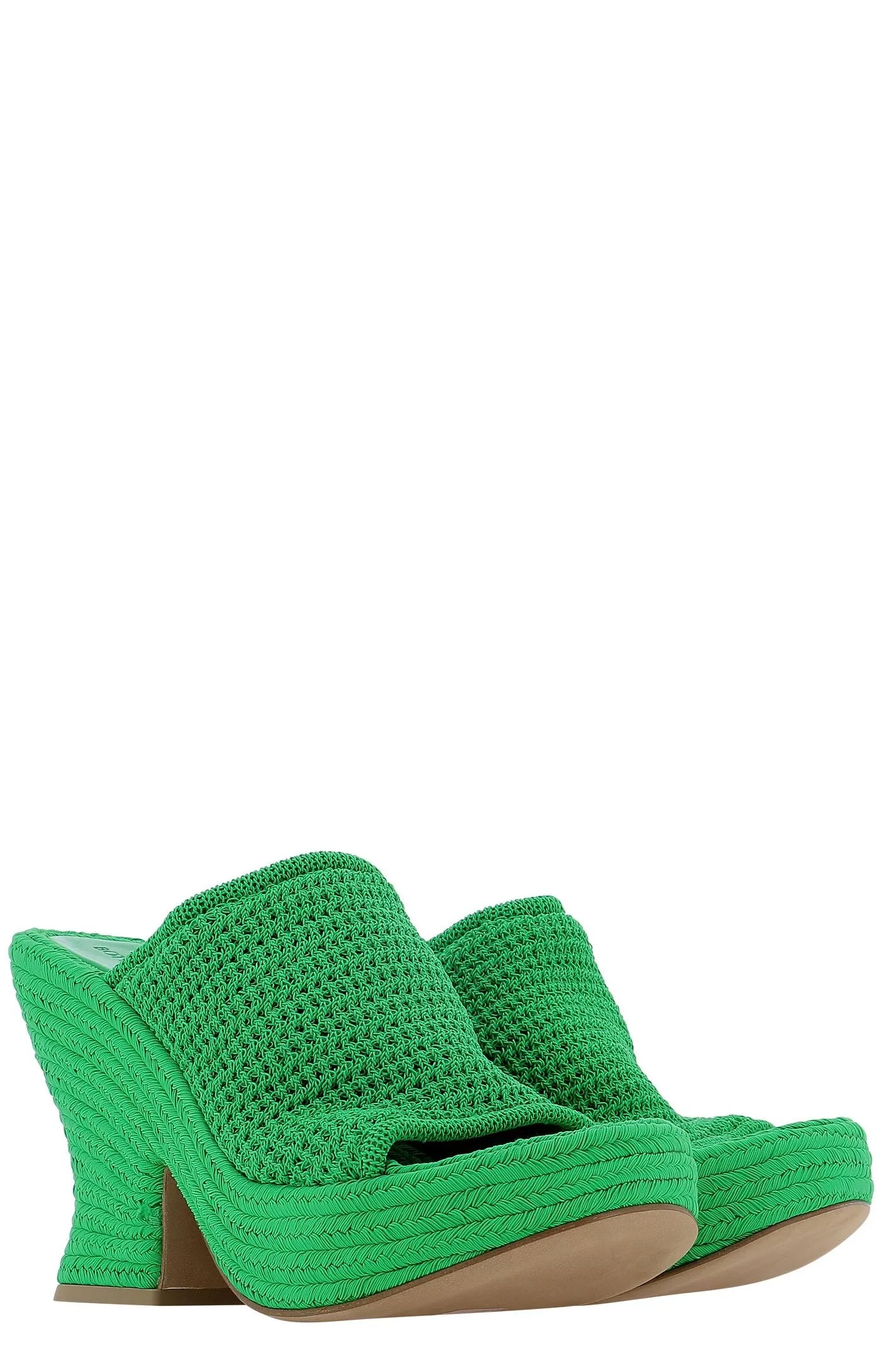 Bottega Veneta Mule Wedge Sandals