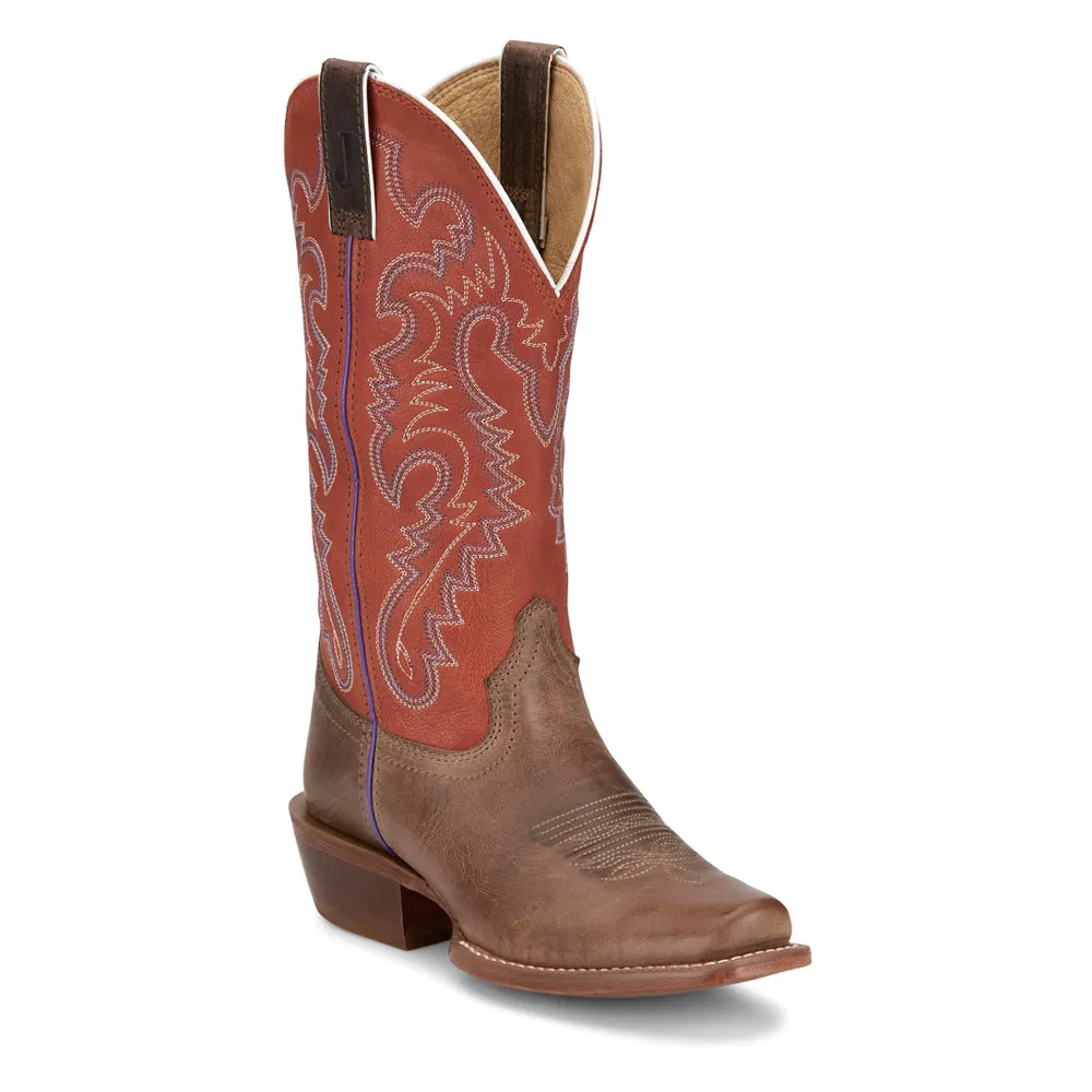 Breaking News Medium Square Toe Cowboy Boots