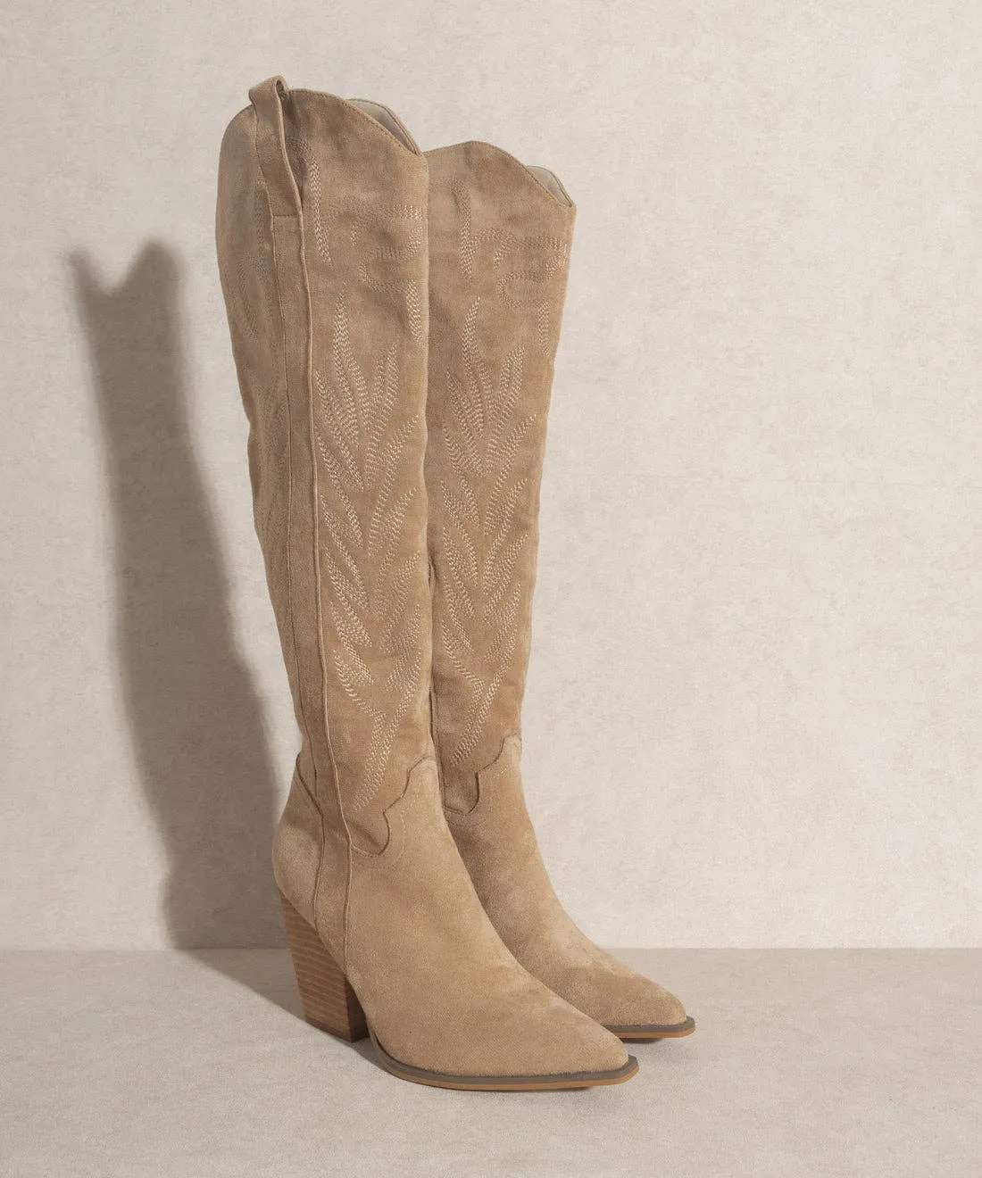 Bronco Knee High Cowboy Boots