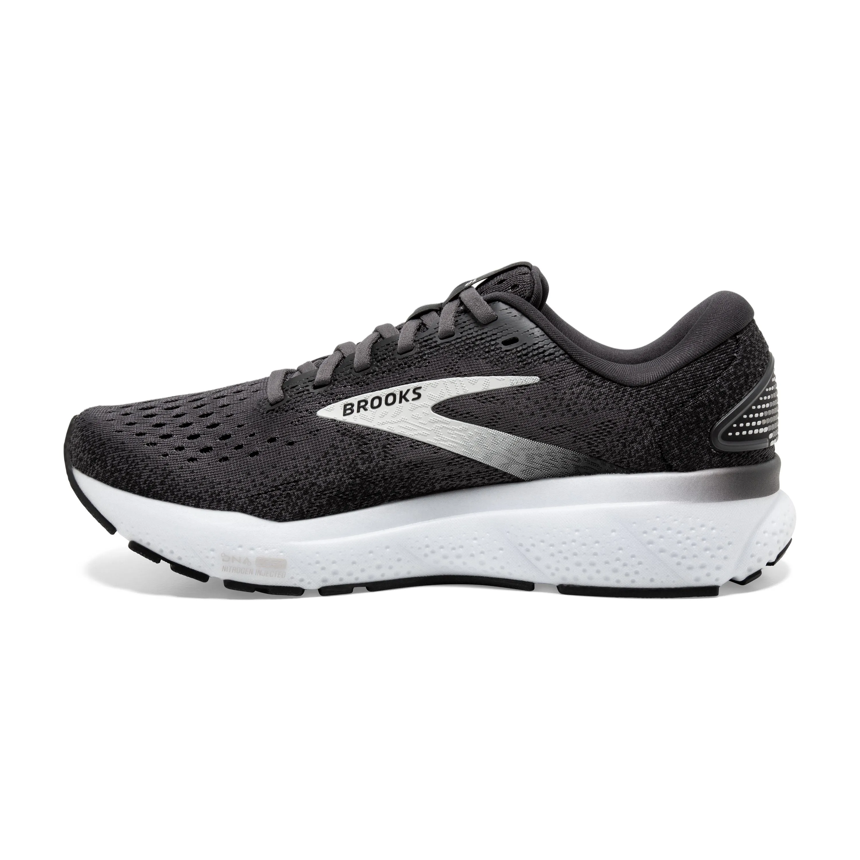 Brooks | Ghost 16 | Men's | Black/Grey/White