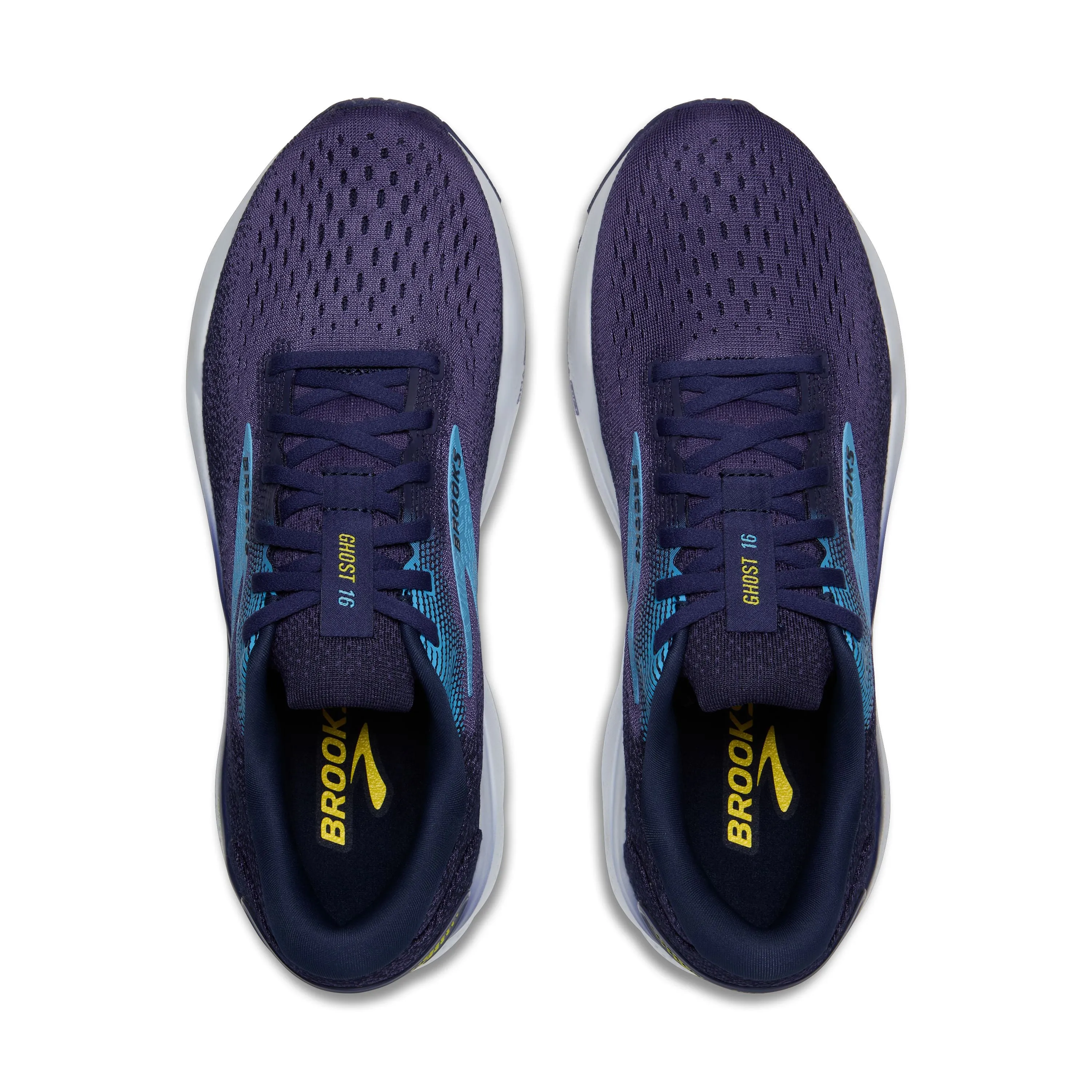 Brooks | Ghost 16 | Men's | Blue/Bonnie Blue/Yellow