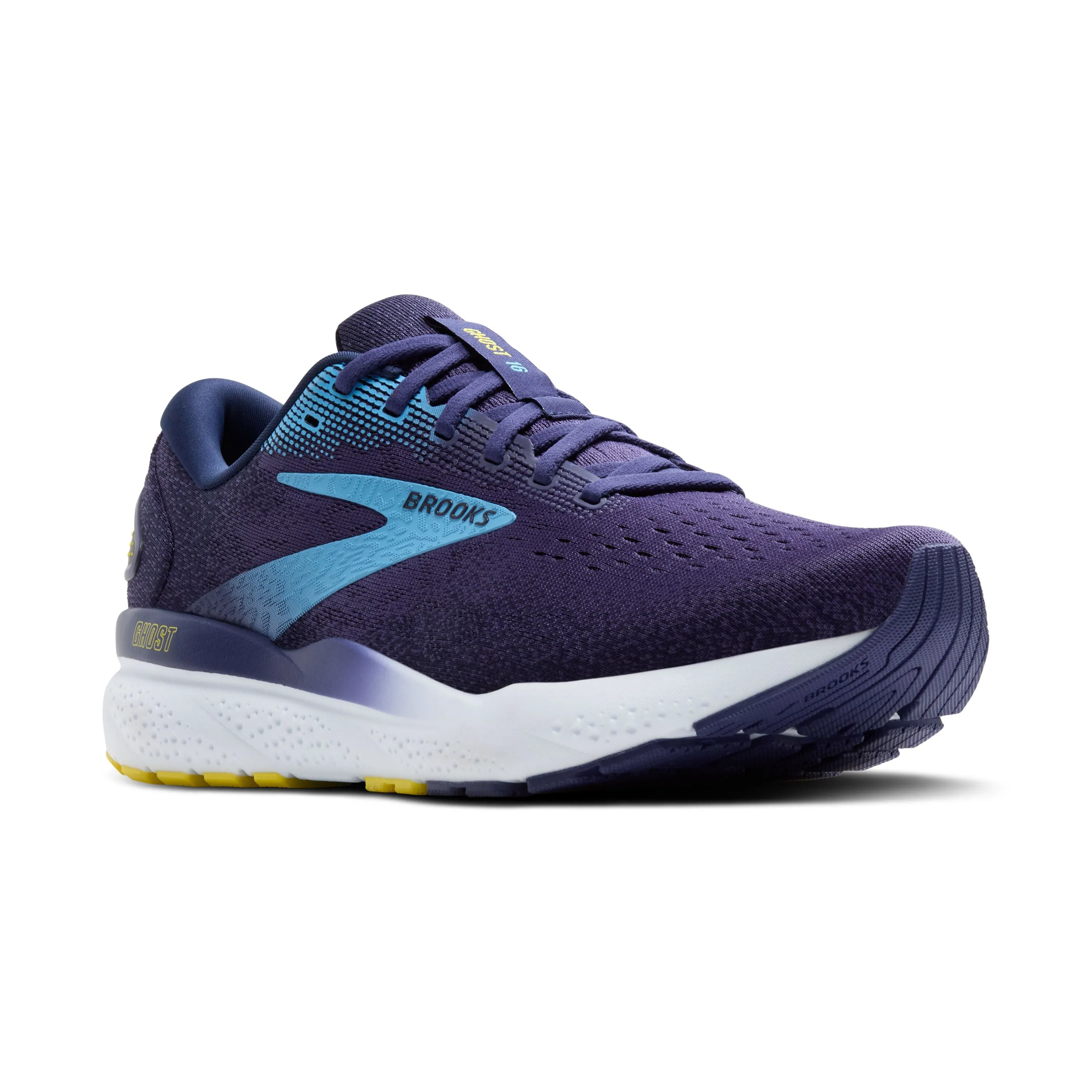 Brooks | Ghost 16 | Men's | Blue/Bonnie Blue/Yellow