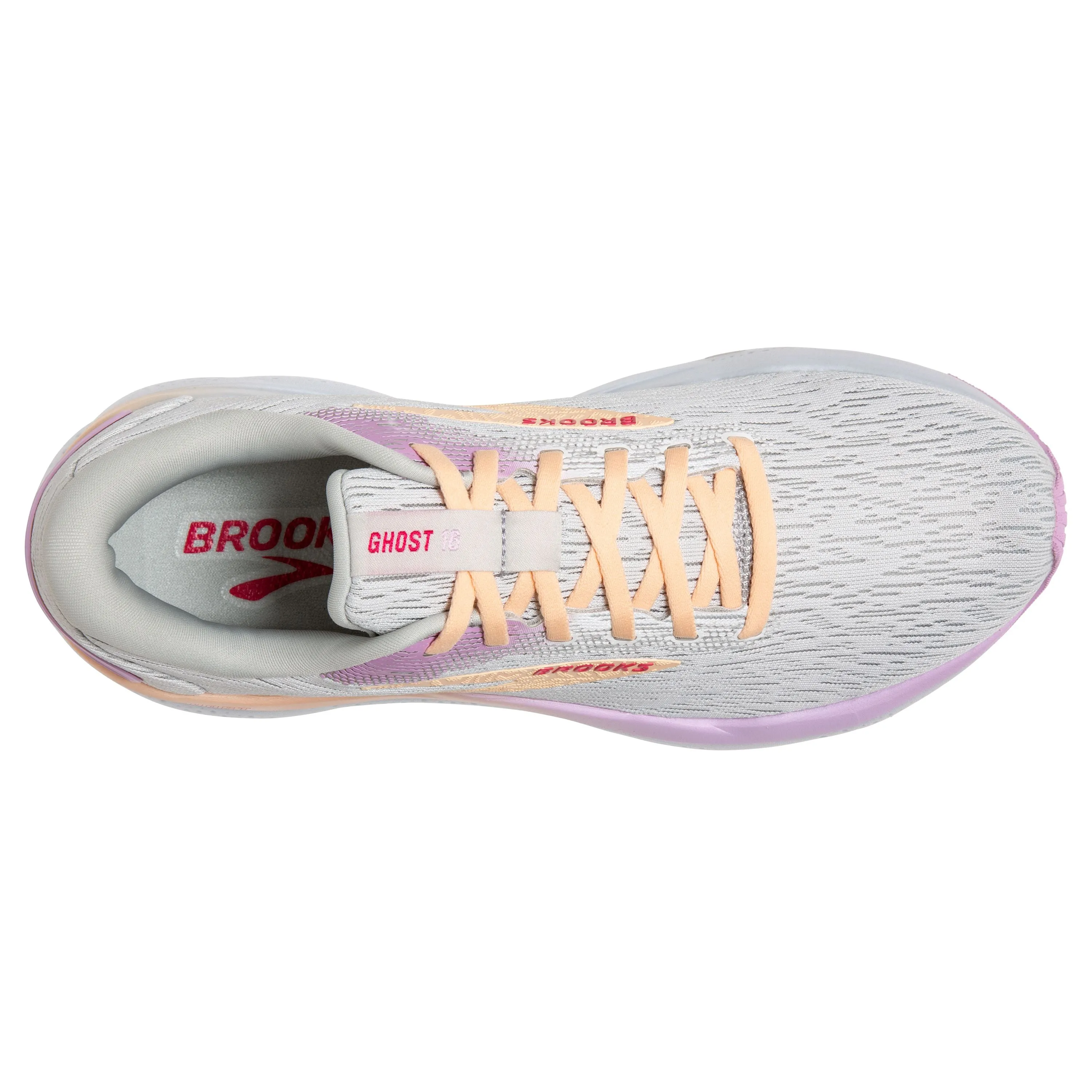 Brooks | Ghost 16 | Women's | White/Grey/Orchid