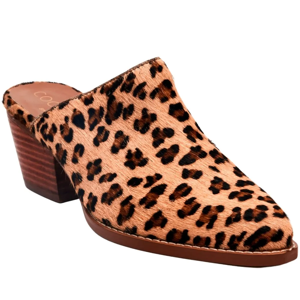 Camelot Leopard Mules