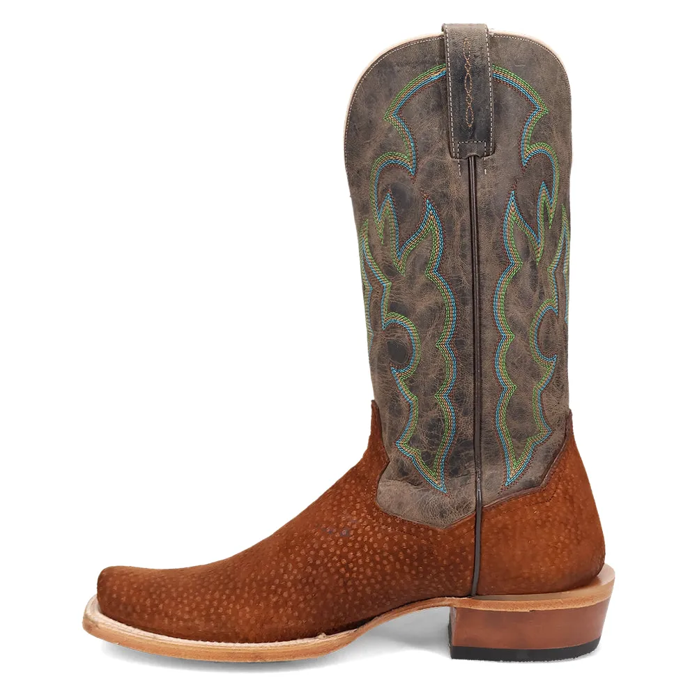 Cappy Carpincho Embroidered Square Toe Cowboy Boots