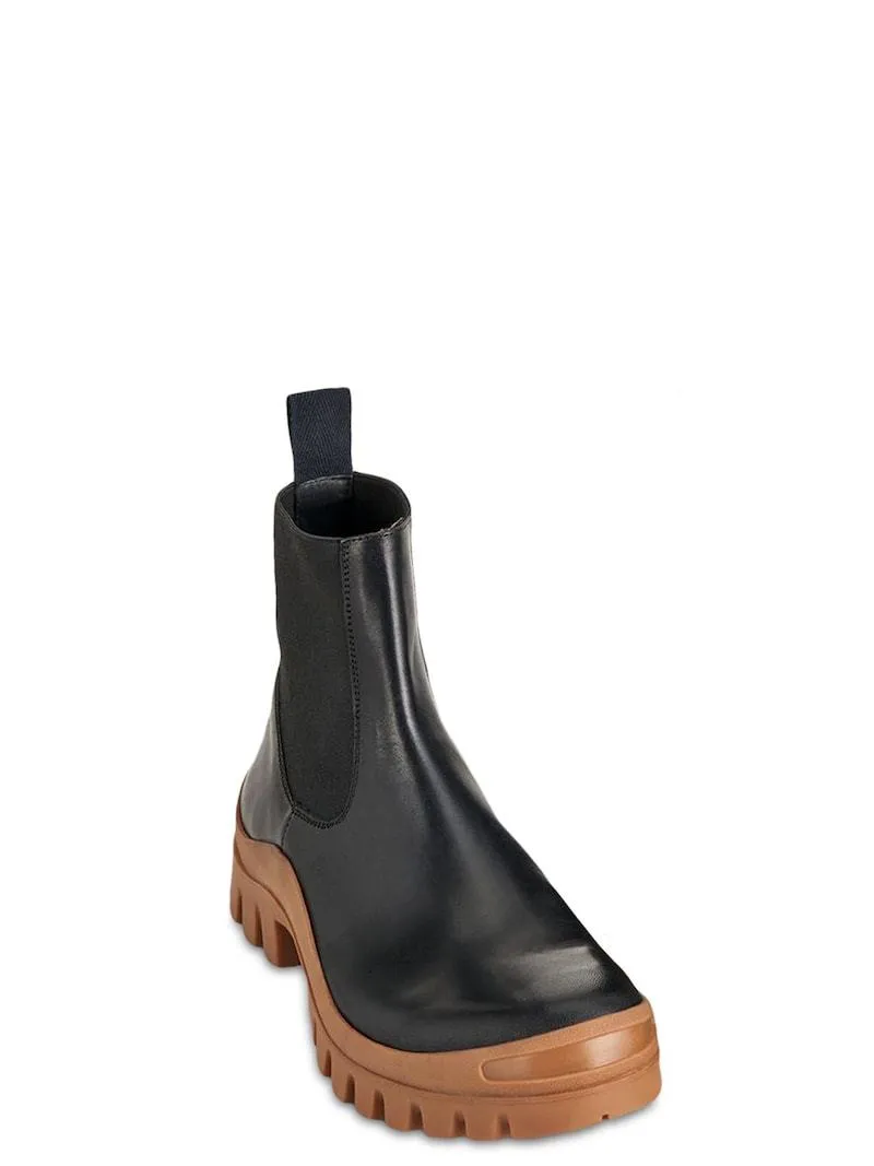 Catania Black Terra Chunky Ankle Boots