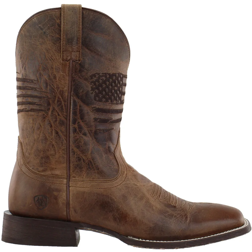 Circuit Patriotic Square Toe Cowboy Boots