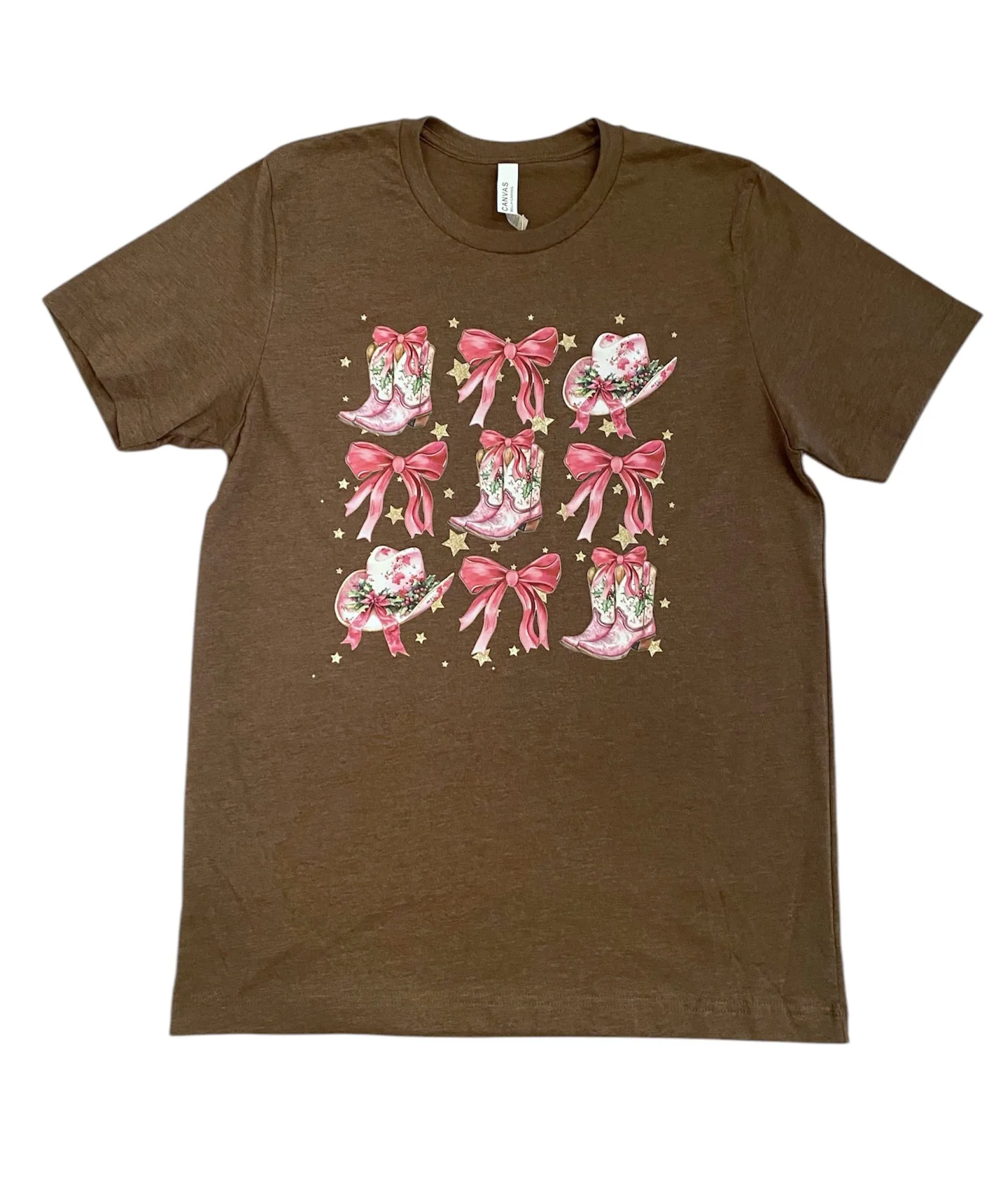 Coquette Bows And Boots Graphic Tee