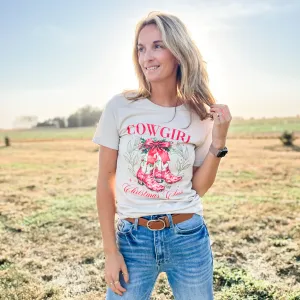 Cowgirl Christmas Club Tee