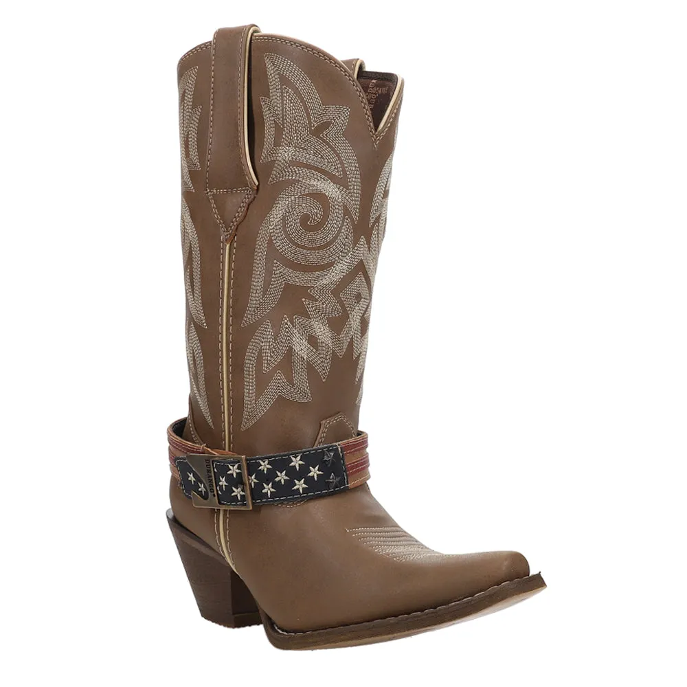 Crush Flag Accessory Cowboy Snip Toe Boots