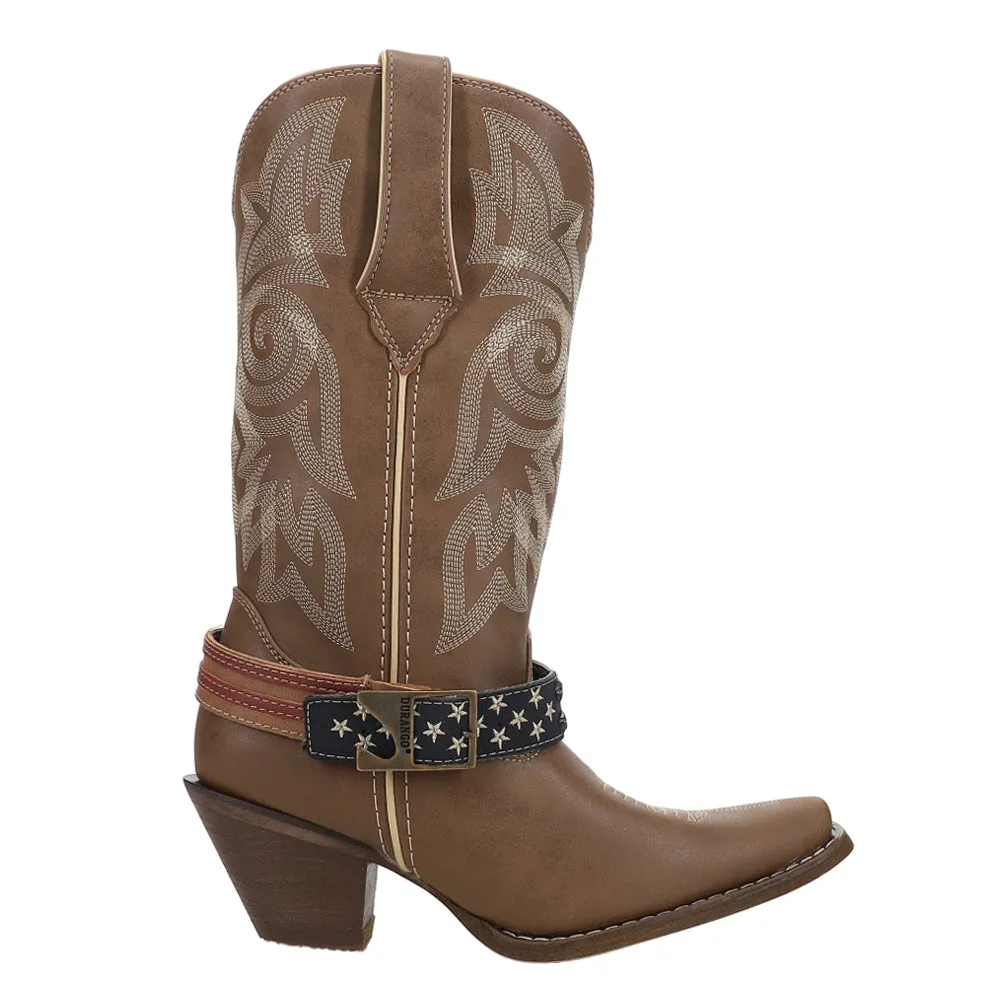 Crush Flag Accessory Cowboy Snip Toe Boots