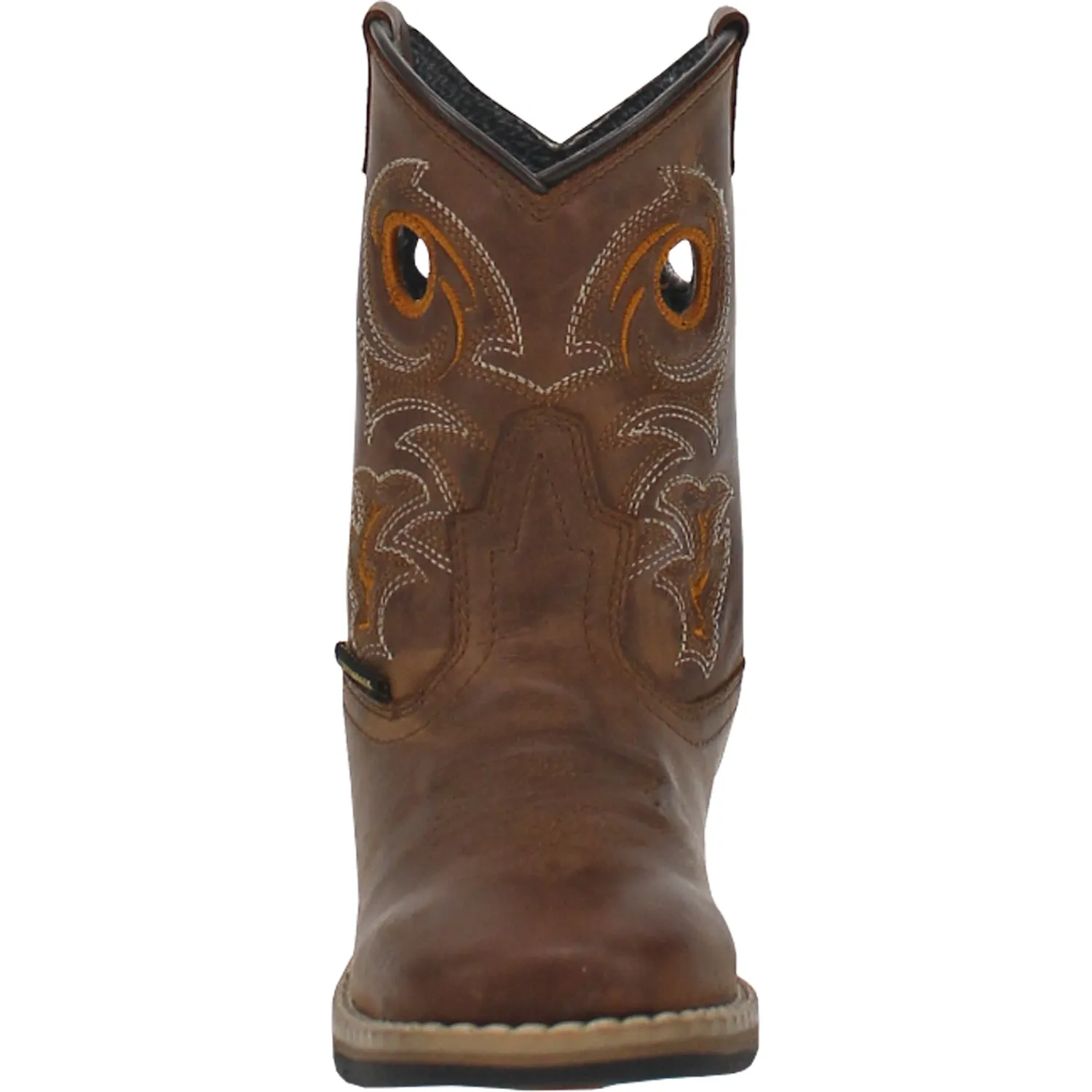 Dan Post Kids Boys Storms Eye Jr Cowboy Boots Leather Brown