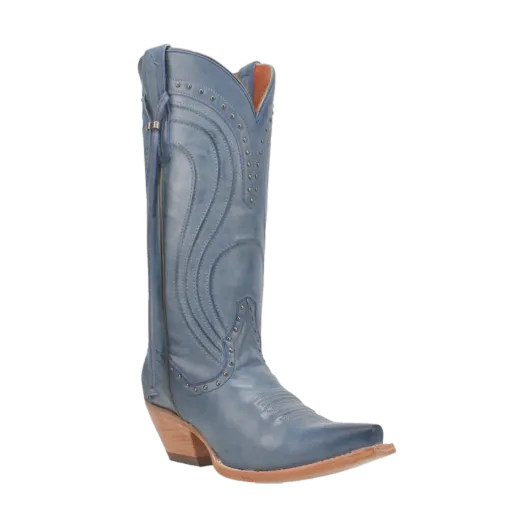 Dan Post Ladies Donnah Blue Snip Toe Western Boots DP4277