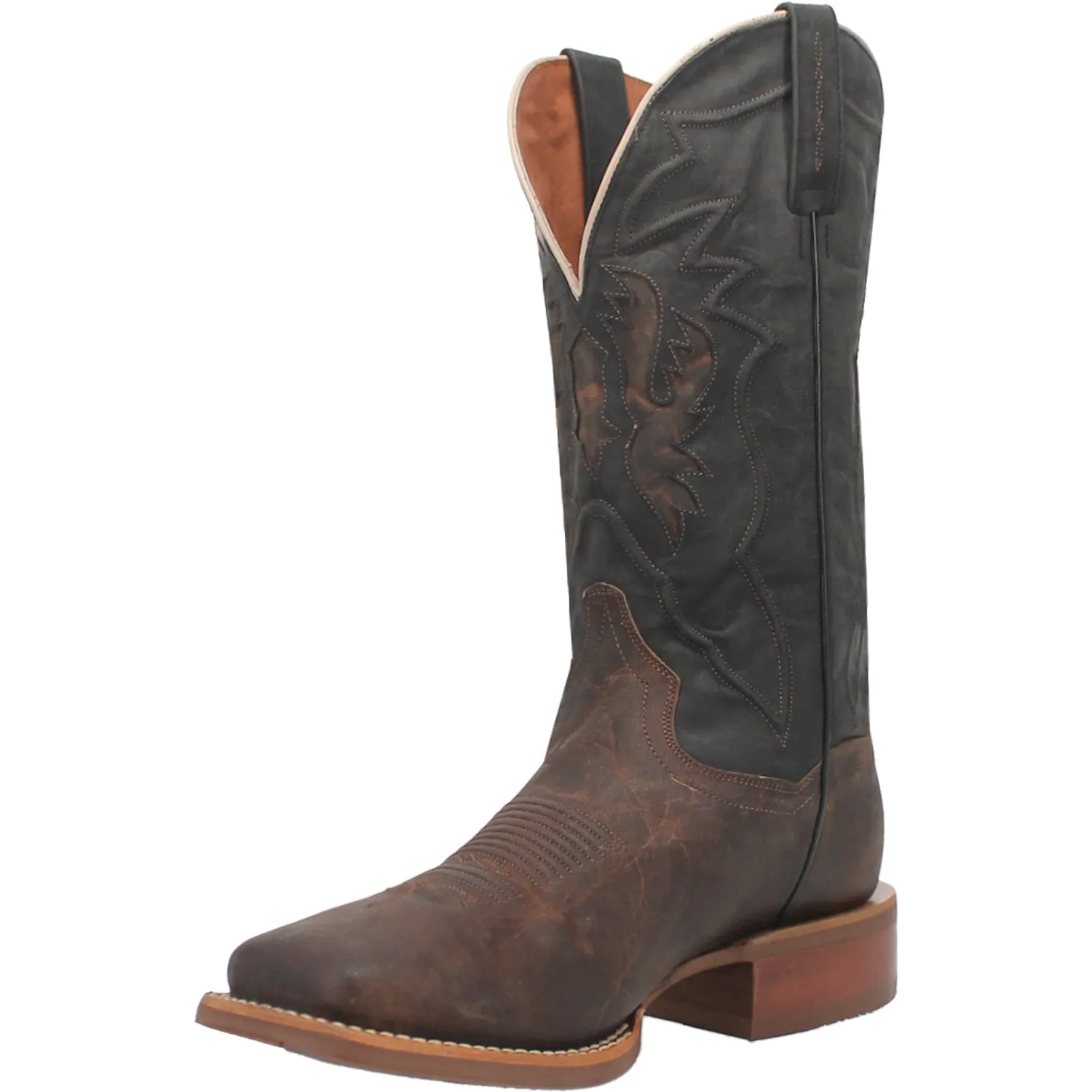 Dan Post Mens Jacob Taupe Leather Cowboy Boots 12 EW